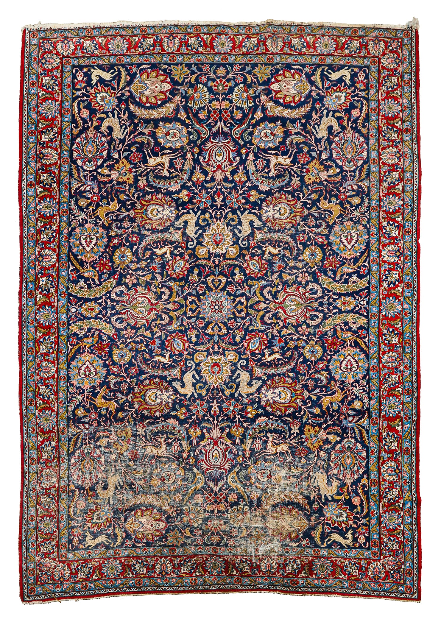 Mid 20th c Persian Tabriz Garden Design (1 of 6)