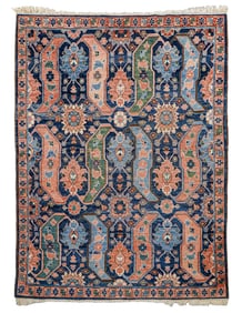 Late 20th c Persian Serapi Heriz Area Rug
