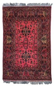 Late 20th c Afghan Area Rug