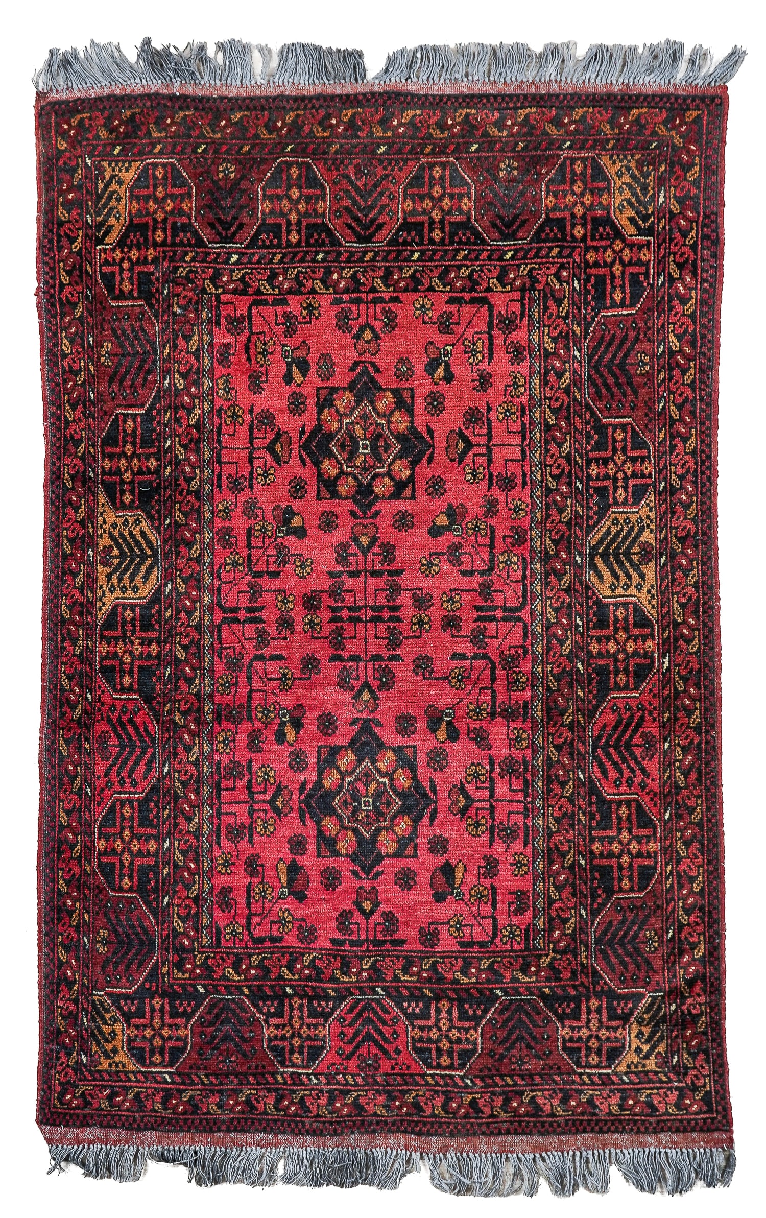 Late 20th c Afghan Area Rug (1 of 4)