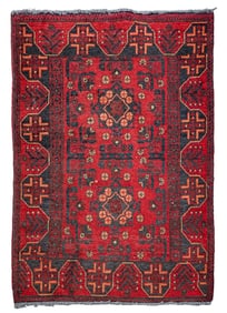 Late 20th c Afghan Area Rug