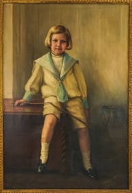 Caroline Thurber (AM 1864-1950) Portrait of a child