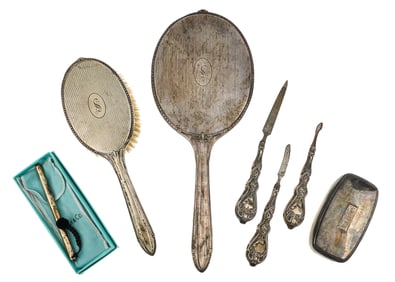 Tiffany Sterling Pen and Dresser Accessories