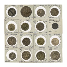 18th-20th c European Silver Coins