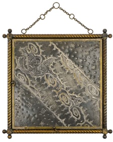 19th c Derby Silver Co. Japanese Style Tri-Fold Mirror