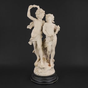 After Auguste Moreau Classical Figural Group