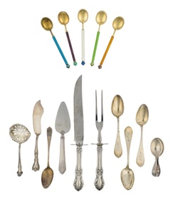 15 pcs. Assorted Sterling Silver Flatware