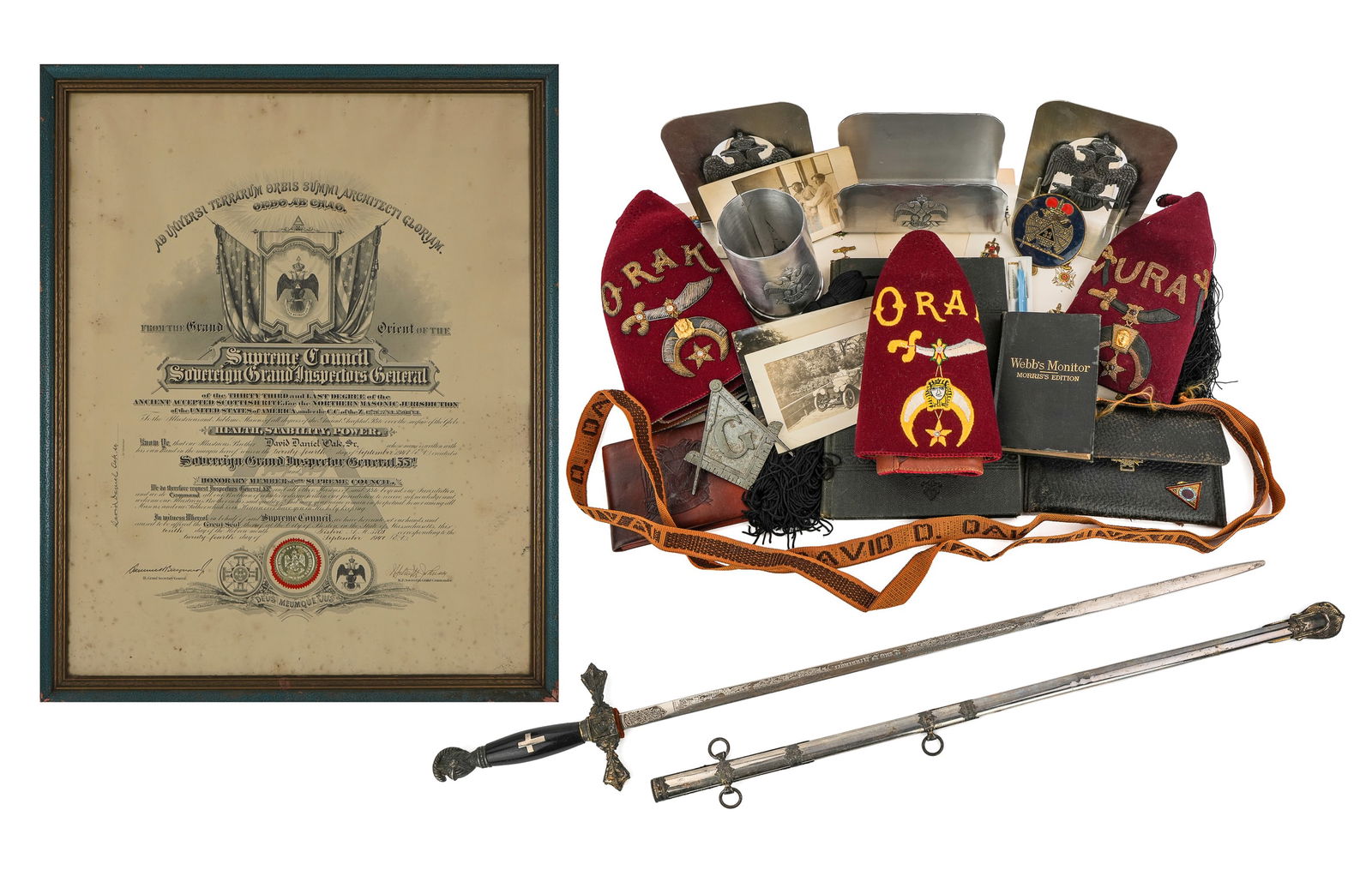 Dr Oak 33rd Degree Masonic Items (1 of 10)