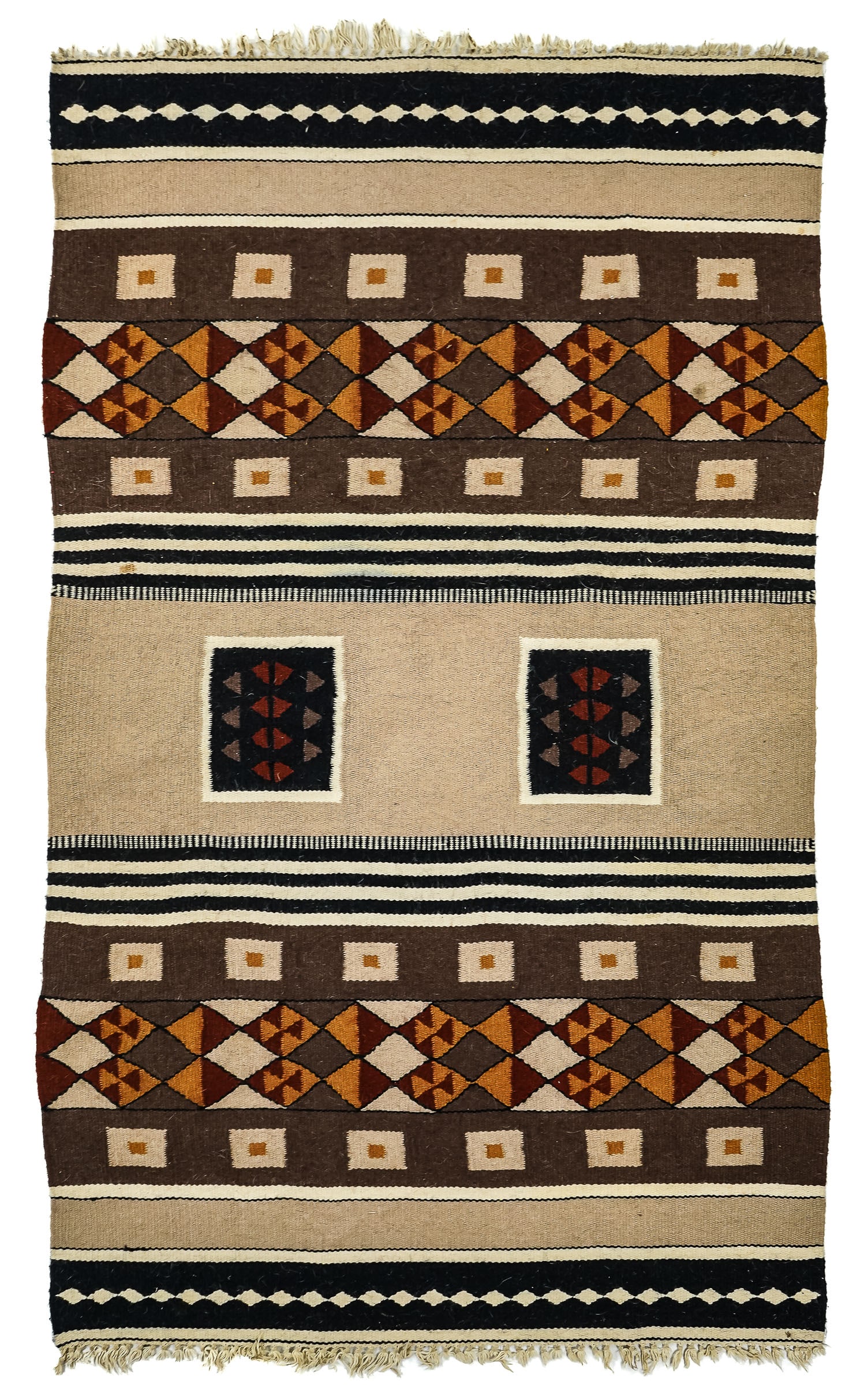 Late 20th c Flat Woven Kilim Area Rug (1 of 4)