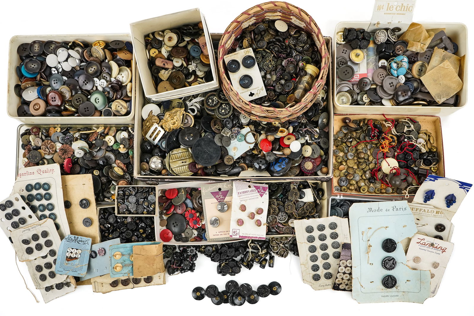 Large Group Vintage Buttons (1 of 4)