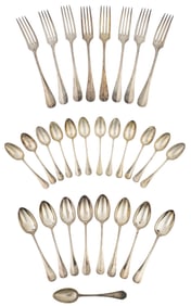 Russian Silver Flatware 72G, 82 Zolotnik