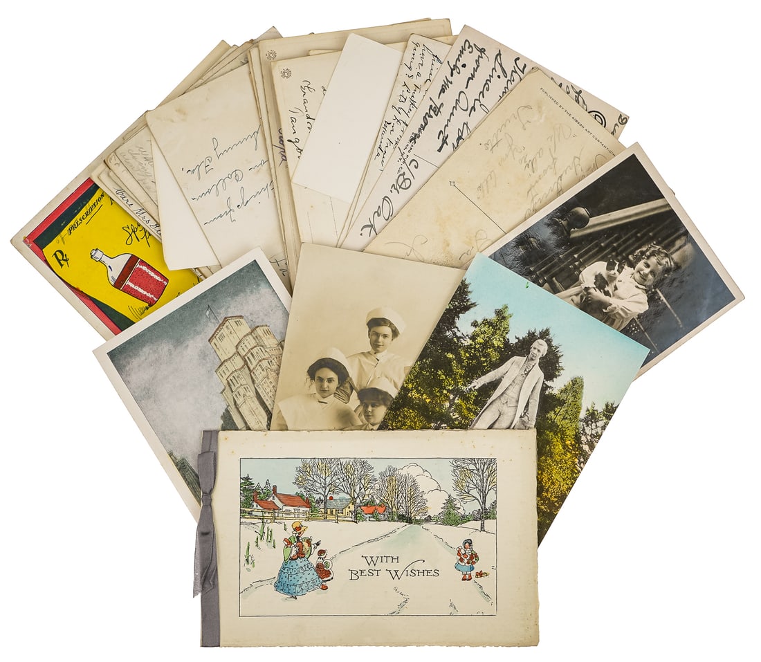 Large Lot of Postcards incl. RPPCs, Occasional (1 of 2)