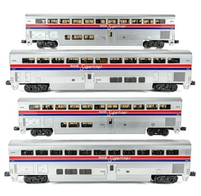 Lionel 6-39104 Amtrak Superliner Passenger 4-Pack