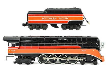 Southern Pacific Daylight Steam Locomotive and Tender