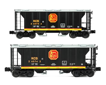 2 Kansas City Southern PS-2 Hoppers set