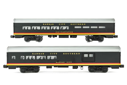 Kansas City Southern Aluminum Passenger Car 2-Pack