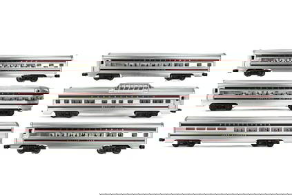6 Lionel Pennsylvania Aluminum Passenger Cars w/boxes (1 of 6)