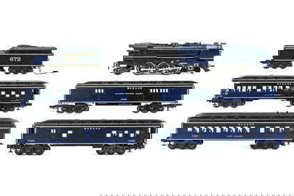 Lionel 6-8610 Wabash Locomotive and Tender, 6 Cars (1 of 7)