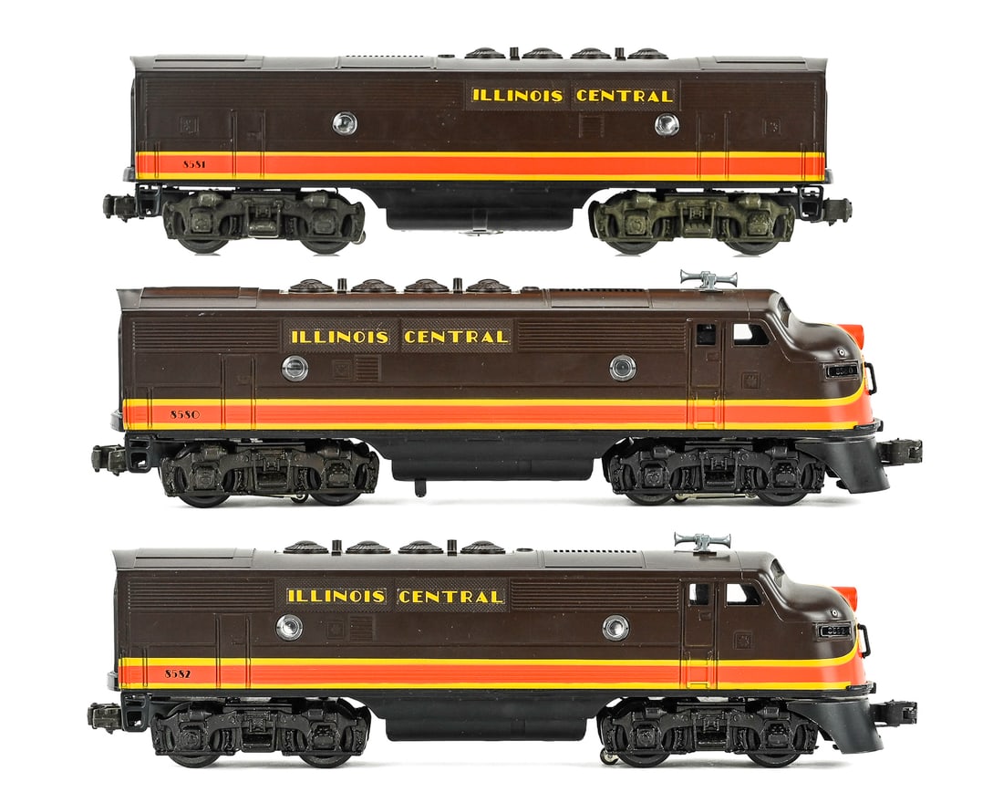 Lionel 6-8580 Illinois Central AA St, 6-8581 F3B (1 of 4)