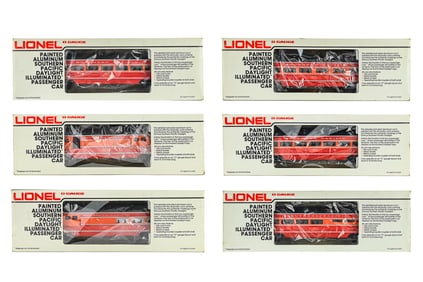 Lionel Southern Pacific Aluminum 6 pcs Car Set