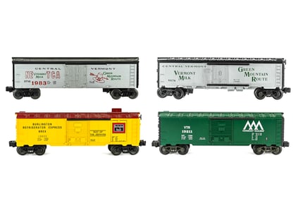 4 Vermont Box Cars