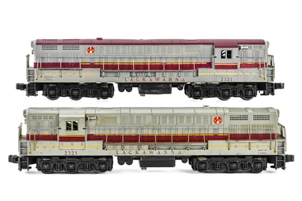 2 powered Lionel Lackawanna engines #2321