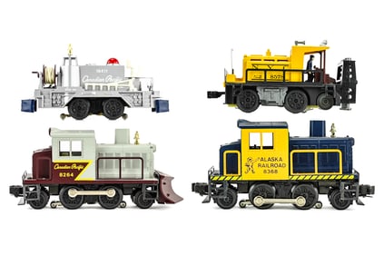 Four Lionel Motorized Units