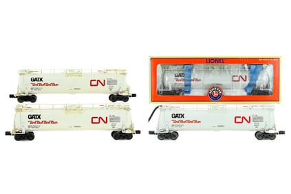 Lionel Canadian National Tank Train Cars