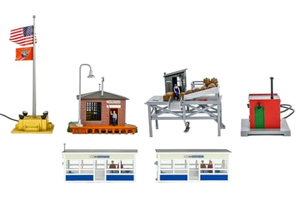 Lionel Amtrak Shelters and Building Accessory Lot