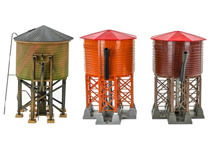 Lionel Water Towers and 50,000 Gallon Tank Lot