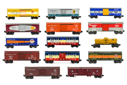 14 Boxcars, Tanker, and Bunk Car - No Boxes