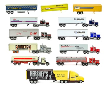 Trucks and Trailers - Metal and Die-Cast, With Boxes