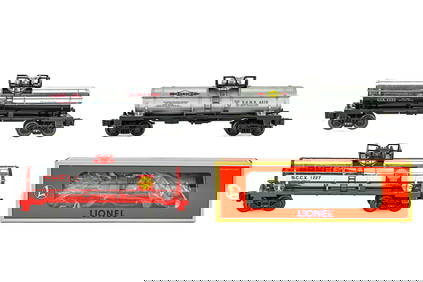 4 Lionel Tank Cars: Sunoco, Shell, and Lion Oil (1 of 5)