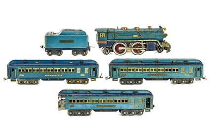 Lionel Pre-War Standard Gauge Set No. 396E Blue Comet