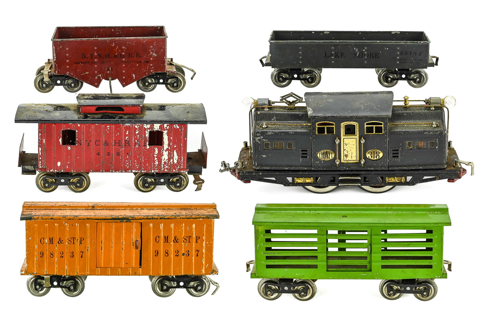 Vintage Toy Story Ho Scale Model Electric Train Set.