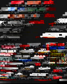 Large Train Lot with Engines, Cars and Accessories (1 of 3)