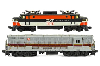 Lionel 2321 Lackawanna FM and New Haven EP5 Locomotive