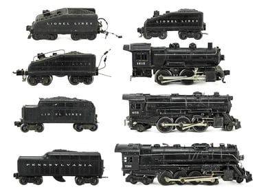 Lionel 736, 675, 1615 Locos and Tenders with Boxes