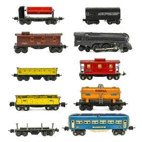 Lionel 221 Locomotive, Tender and Freight Cars (1 of 5)