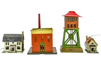 Lionel #189 Villa, #435 Power Station and #438 Tower