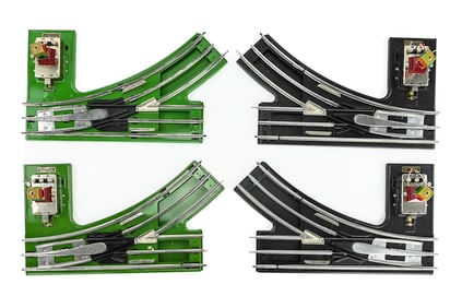 Eight Lionel 11-99047 Standard Gauge Remote Switches