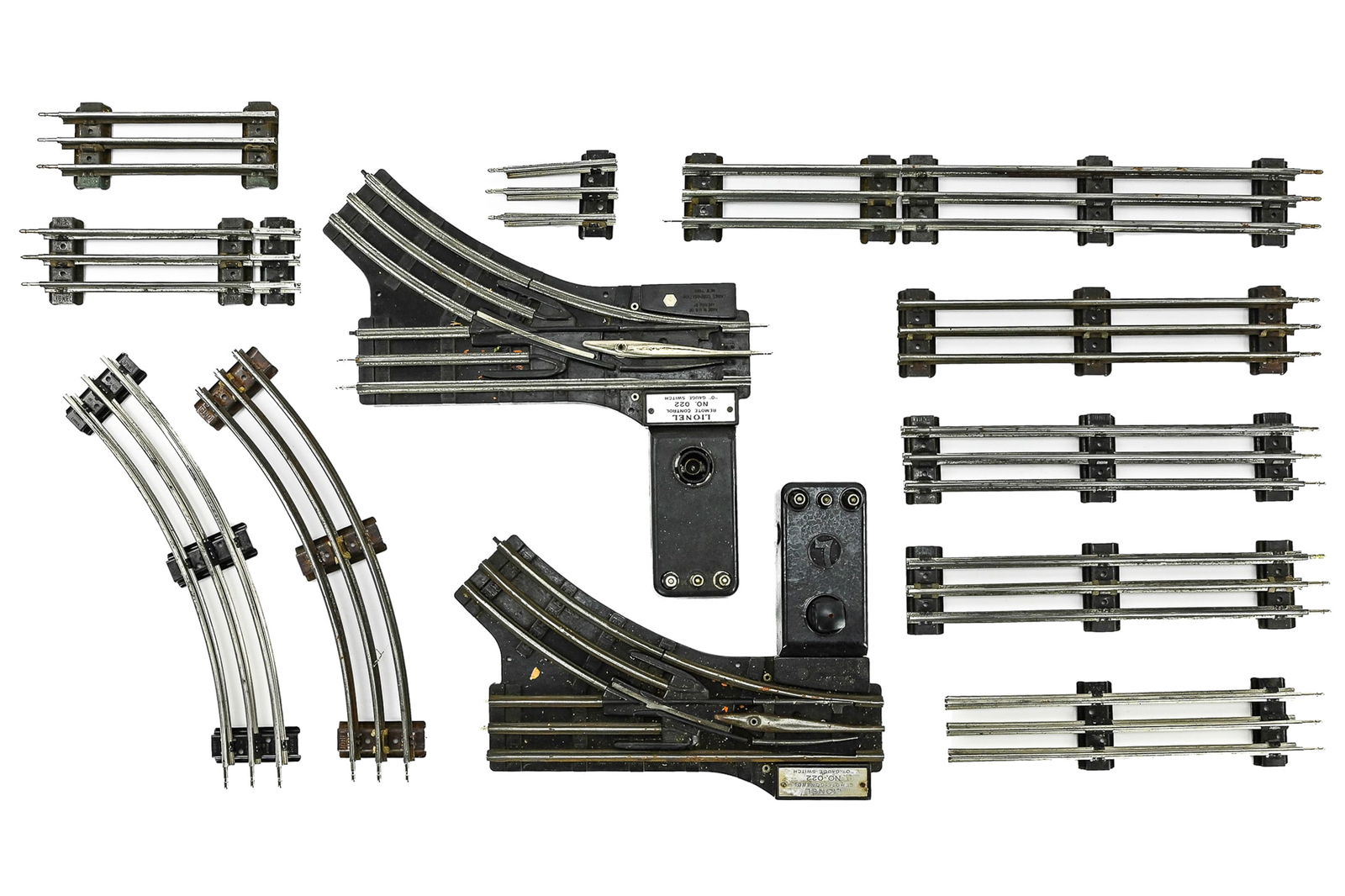 Large Box of O Gauge Track Switches and Sections (1 of 3)