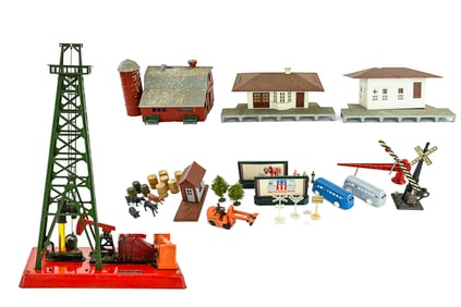 Lot of track accessories