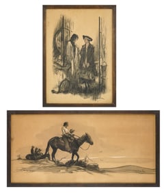 Henry Patrick Raleigh (AM 1880-1944) Two Illustrations