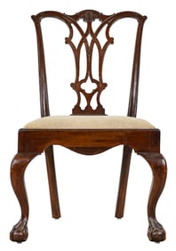 Ca. 1775 Chippendale Philadelphia Side Chair Attributed to Thomas Tufft (c. 1740-1788)