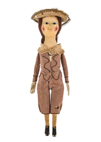Outstanding 18th c Queen Anne Doll