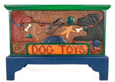 Stephen Huneck Dog Toys Box