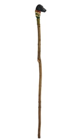 Stephen Huneck Dog Walking Stick