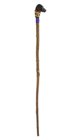 Stephen Huneck Dog Walking Stick