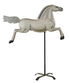Large Tin Horse Weathervane